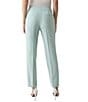 Color:Sea Glass - Image 2 - Stretch Crepe Fly Front Slim Pants
