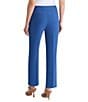Kasper Stretch Crepe Fly Front Trouser, Color:Blue Night - Image 2