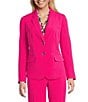 Kasper Stretch Crepe Notch Collar 2-Button Jacket - Image 2