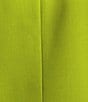 Color:Kiwi - Image 4 - Stretch Crepe Welt Pocket Long Sleeve Jacket