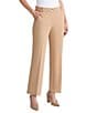 Kasper Stretch Twill Pull On Faux Fly Trouser, Color:Soft Sand - Image 3