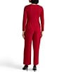 Kasper Three Quarter Sleeve Keyhole Jumpsuit - Image 2