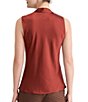 Kasper Tie Front Satin Blouse - Image 6