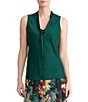Kasper Tie Front Satin Blouse - Image 1