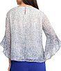 Kasper Tiered Ruffle Sleeve Pullover Blouse - Image 4