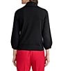 Kasper Turn Back Collar 3/4 Sleeve Sweater - Image 2