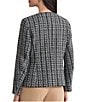 Kasper Tweed Open Front Cardigan, Color:Blue Multi - Image 2