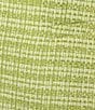 Color:Kiwi/Lily White - Image 4 - Tweed Shawl Collar 3/4 Sleeve Coordinating Fringe Jacket