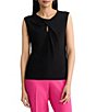Kasper Twist Front Jersey Knit Top - Image 1