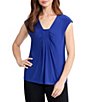 Kasper Twist-Neck Sleeveless Blouse - Image 1