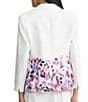Kasper Two Button Notch Collar Floral Ombre Jacket - Image 2