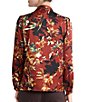 Kasper V-Neck Print Satin Blouse - Image 2