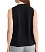 Kasper V-Neck Sleeveless Drape Blouse - Image 2