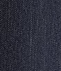 Color:Navy Denim - Image 5 - Woven Notch Lapel Collar Long Sleeve Button-Front Flap Pocket Faux Denim Blazer