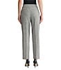 Kasper Woven Plaid Print Fly Front Slim Pants - Image 2