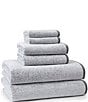 Kassatex Assisi Long Staple Cotton Bath Towels, Color:Charcoal - Image 1