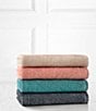 Color:Rossa - Image 2 - Faro Organic Cotton Bath Towels