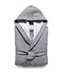 Color:Grey - Image 2 - Jersey Hooded Cozy Robe