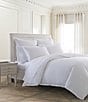 Color:White - Image 1 - Lorimer Washed Percale Duvet Cover