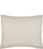 Color:Oatmeal - Image 1 - Lorimer Washed Percale Sham Pair