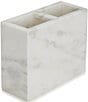 Color:White - Image 1 - Marmol Marble Toothbrush Holder