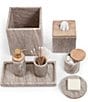 Color:Brown - Image 2 - San Marino Marble & Mango Wood Tissue Box Cover