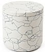 Color:White/Grey Blue Tint - Image 1 - Tramonti Collection Cotton Jar
