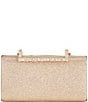 Landry Crystal Hinge Minaudiere Clutch, Color:Champagne - Image 1