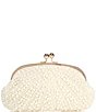 Color:Ivory - Image 1 - Kiss-Lock Pearl Frame Clutch