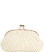 Color:Ivory - Image 2 - Kiss-Lock Pearl Frame Clutch
