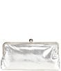 Landry Pleat Front Frame Metallic Clutch - Image 2