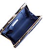 Landry Satin Woven Front Minaudiere Clutch Bag - Image 3