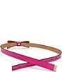 kate spade new york .75#double; Leather Bow Belt, Color:Marker Pink - Image 2