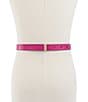 kate spade new york .75#double; Leather Bow Belt, Color:Marker Pink - Image 5