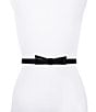 kate spade new york .75#double; Leather Bow Belt, Color:Black - Image 1