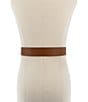 kate spade new york 1.37#double; Two tone Molten Loop Leather Belt - Image 5
