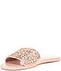 Color:Mochi Pink - Image 4 - All That Glitters Rhinestone Pave Slides