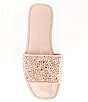 Color:Mochi Pink - Image 5 - All That Glitters Rhinestone Pave Slides