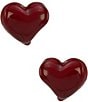 kate spade new york Amour Enamel Heart Stud Earrings - Image 1