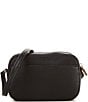 Color:Black - Image 2 - Ava Pebbled Leather Crossbody Bag