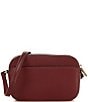 Color:Cordovan - Image 2 - Ava Pebbled Leather Crossbody Bag