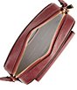 Color:Cordovan - Image 3 - Ava Pebbled Leather Crossbody Bag