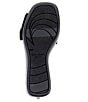 Color:Black - Image 6 - Bikini Bow Detail Platform Wedge Sandals