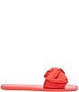 Color:Ponderosa Red - Image 2 - Bikini Fabric Bow Slide Sandals