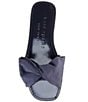 Color:Blazer Blue - Image 5 - Bikini Fabric Bow Slides