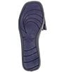 Color:Blazer Blue - Image 6 - Bikini Fabric Bow Slides