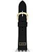 Color:Black - Image 1 - Black Fabric Band for Apple® Watch