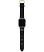 Color:Black - Image 2 - Black Fabric Band for Apple® Watch