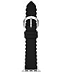 Color:Black - Image 2 - Black Silicone 38/40 mm Apple Watch® Strap