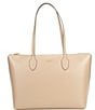 Color:Timeless Taupe - Image 1 - Bleecker Large Zip Top Tote Bag